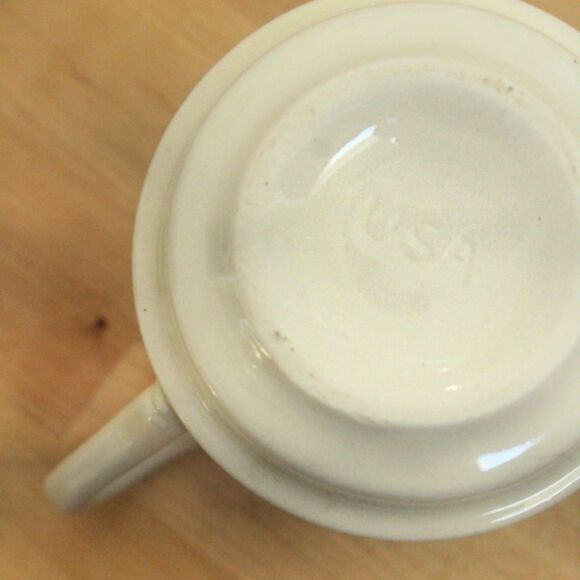 Set of 4 Vintage Blue Onion Stackable Cups - Picture 3 of 3